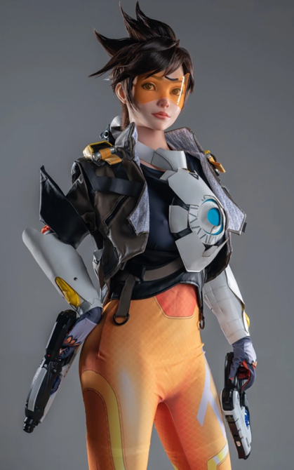 Muñeca Realista Tracer, ¡JUSTO A TIEMPO! Overwatch • SiliconGirls