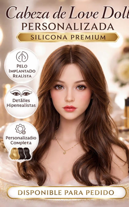 Reproducción de cabeza love doll personalizada • SiliconGirls