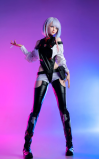Cyberpunk Lucy, pronta para entrar em ação • SiliconGirls