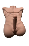 Busto realista masculino SG21, todo placer • SiliconGirls