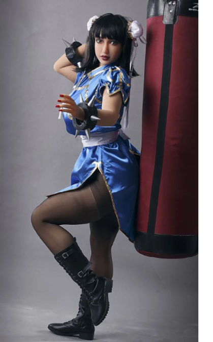 Chun-Li, SPINNING BIRD KICK!!! • SiliconGirls
