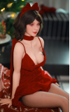 Lia navideña, una belleza muy esbelta • SiliconGirls