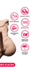 Busto realista masculino SG21, todo placer • SiliconGirls