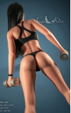 Calipso, a sua garota fitness ideal • SiliconGirls