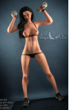 Calipso, a sua garota fitness ideal • SiliconGirls