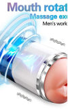 Masturbador automático BOCA AMIGA · Succión, vibración y giro