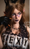 Aryanna, meio elfa, meio licantropa • SiliconGirls