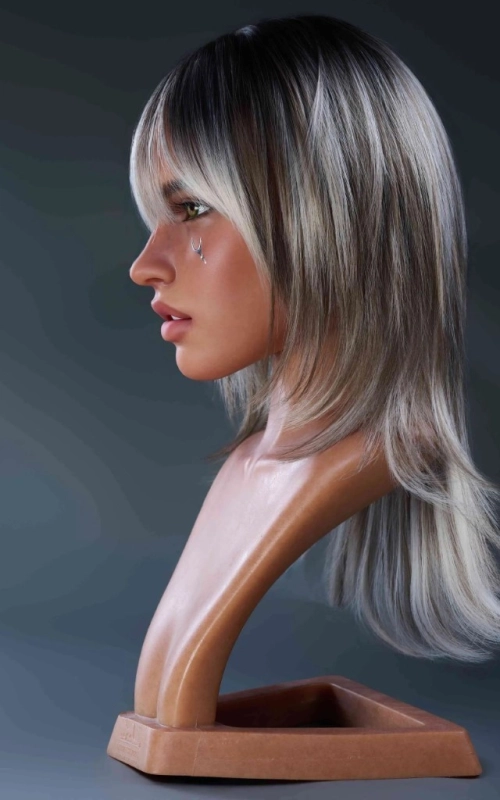 Cabeza RealLady con IA • SiliconGirls