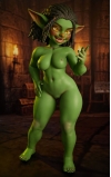 Kaela, a tua goblin ardente das masmorras • SiliconGirls