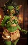 Kaela, a tua goblin ardente das masmorras • SiliconGirls