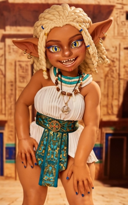 Kaenna, a tua goblin do templo amaldiçoado • SiliconGirls