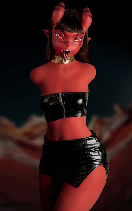 Torso Meru infernal, tu súcubo hambrienta • SiliconGirls