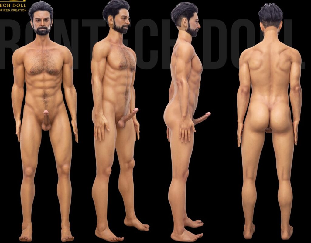body irontechdoll silicone male 176