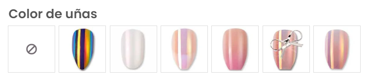 opciones de uñas