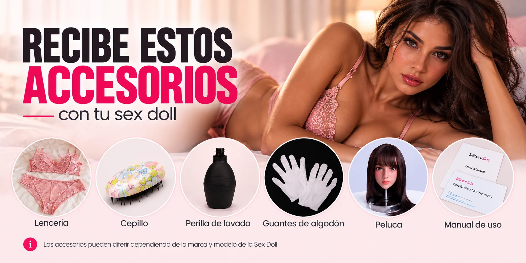 Accesorios incluidos con tu doll