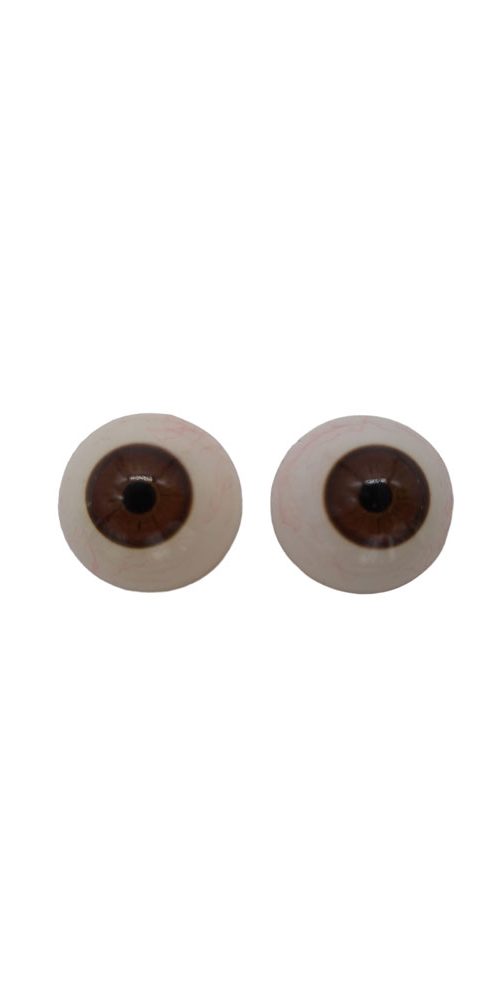 accesorio ojos doll 25mm marron