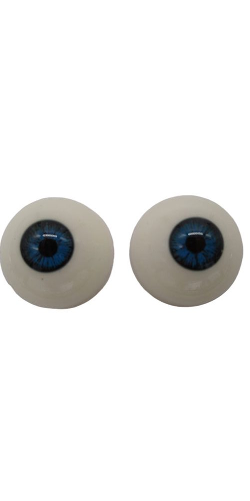 accesorio ojos doll tpe azul