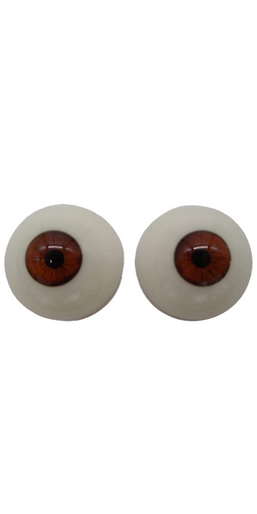 accesorio ojos doll tpe marron