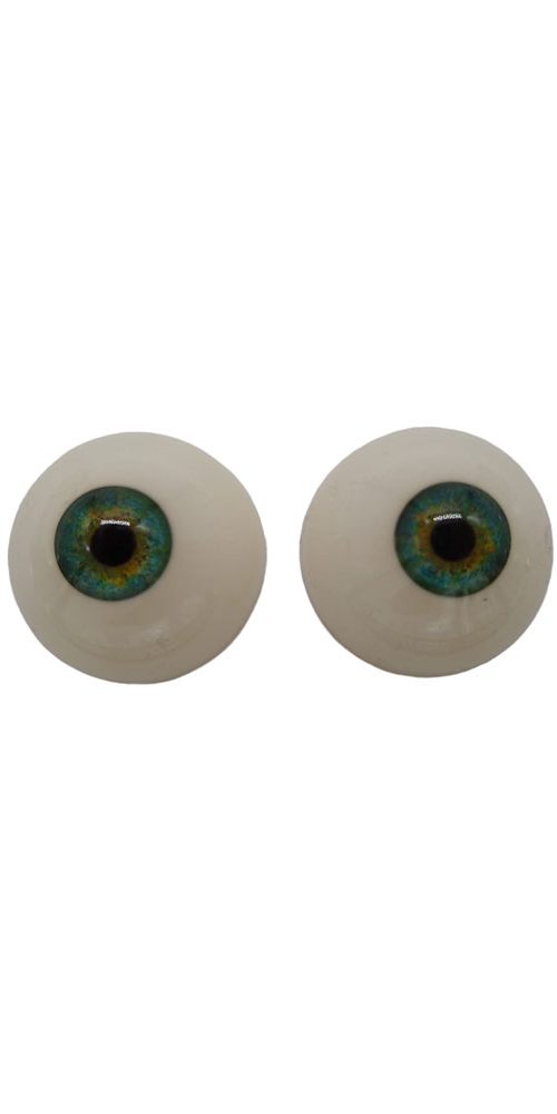 accesorio ojos doll tpe verde