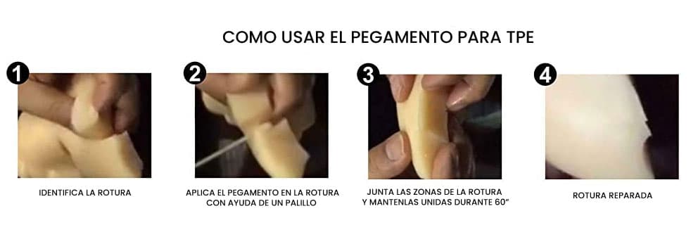 como usar el pegamento tpe 2 silicongirls