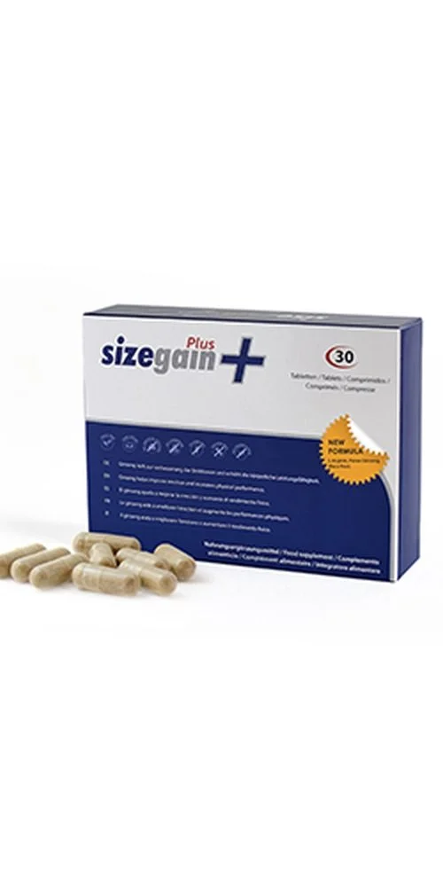 Sizegain Plus · Aumenta la virilidad y potencia sexual