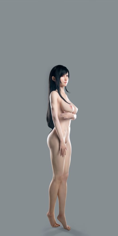 tifa 171g 26 1 claro silicona game lady doll 14