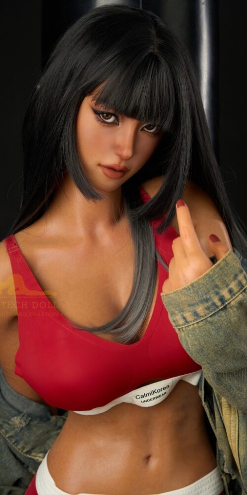 mikuru 161 s14 silicone dark tanned irontech doll 31