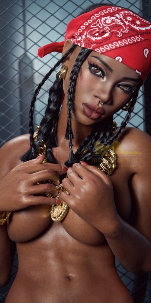 sharona 161 s33 silicone black irontech doll 30