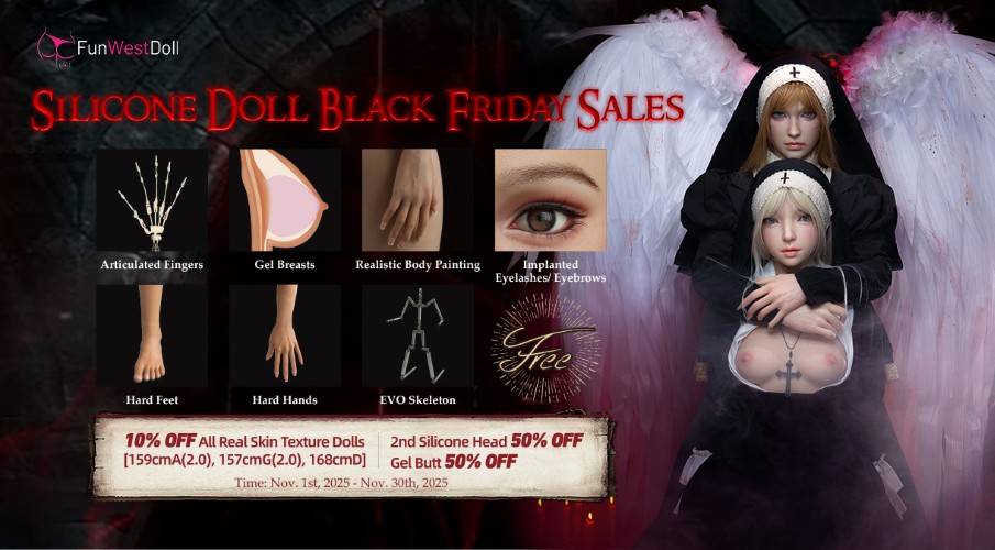 promo funwestdoll silicone nov25