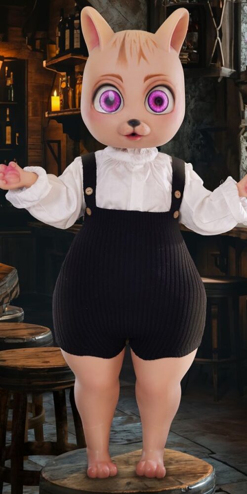 bearrie 90 furry silicone dolls castle 01