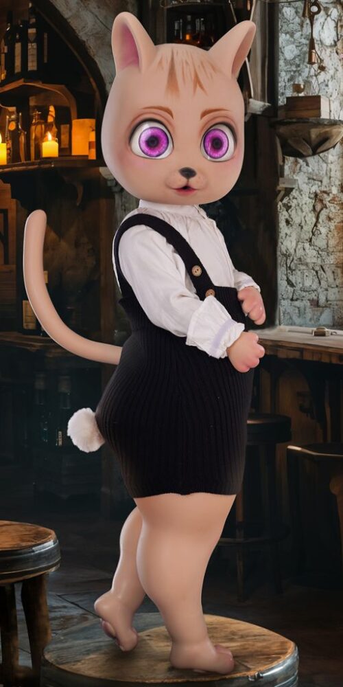 bearrie 90 furry silicone dolls castle 04