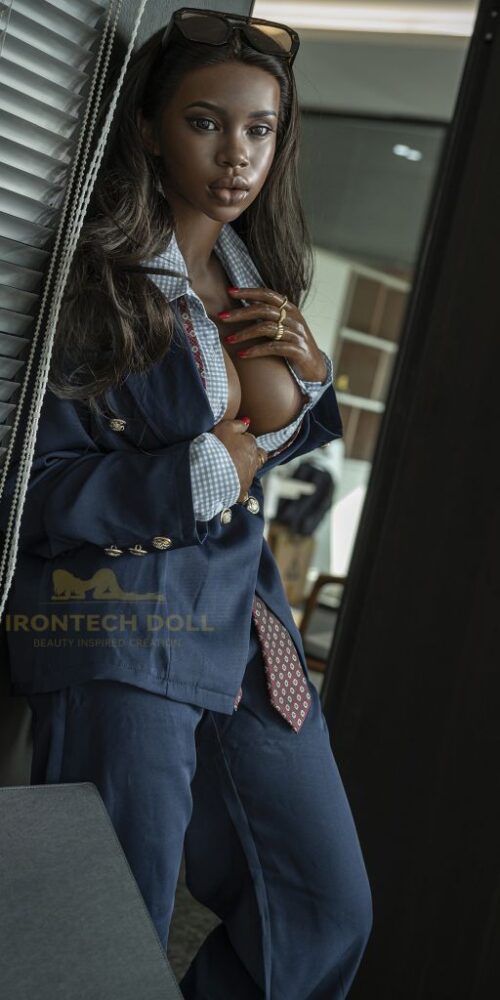 sharona 02 161 s33 silicone black irontechdoll 09